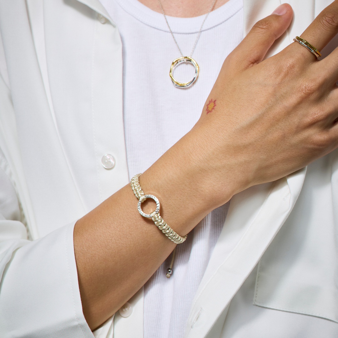 Bracelet -Dawn- Champagne Gold シルバー ブレスレット – yuzen