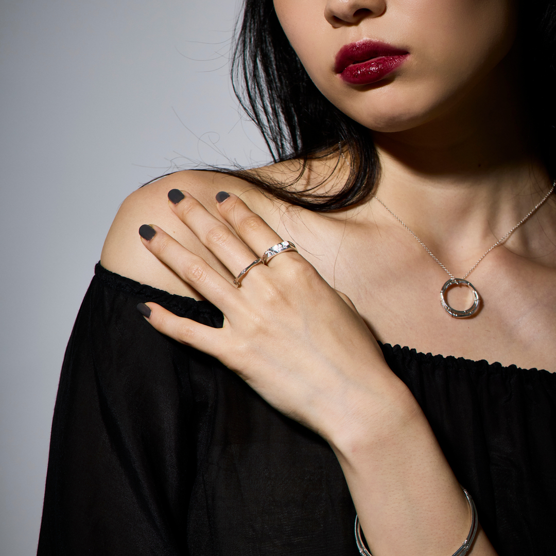 Silver Ring -Crack 001- シルバー リング – yuzen-official