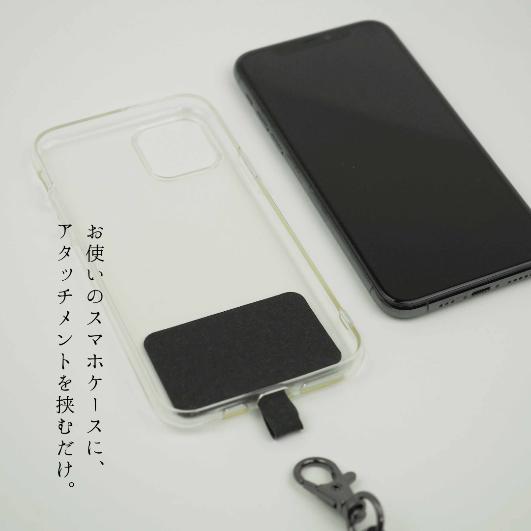 Smartphone Strap "Knot 002 Cement-Gray" スマホ ハンド ストラップ-yuzen-official