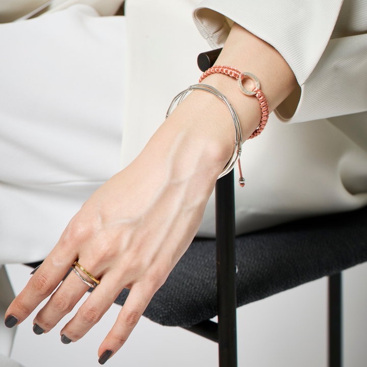 Bracelet -Dawn- Apricot シルバー ブレスレット-ブレスレット-yuzen-official