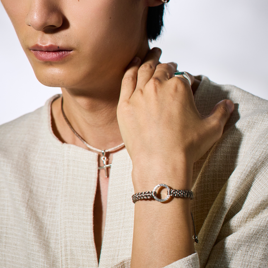 Bracelet -Dawn- Antique Brown シルバー ブレスレット – yuzen-official Bracelet -Dawn- Antique Brown シルバー ブレスレット – yuzen-official