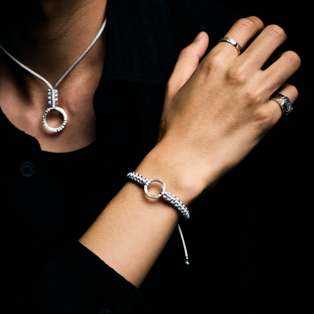 Bracelet -Dawn- Brilliant Silver シルバー ブレスレット – yuzen Bracelet -Dawn- Brilliant Silver シルバー ブレスレット – yuzen