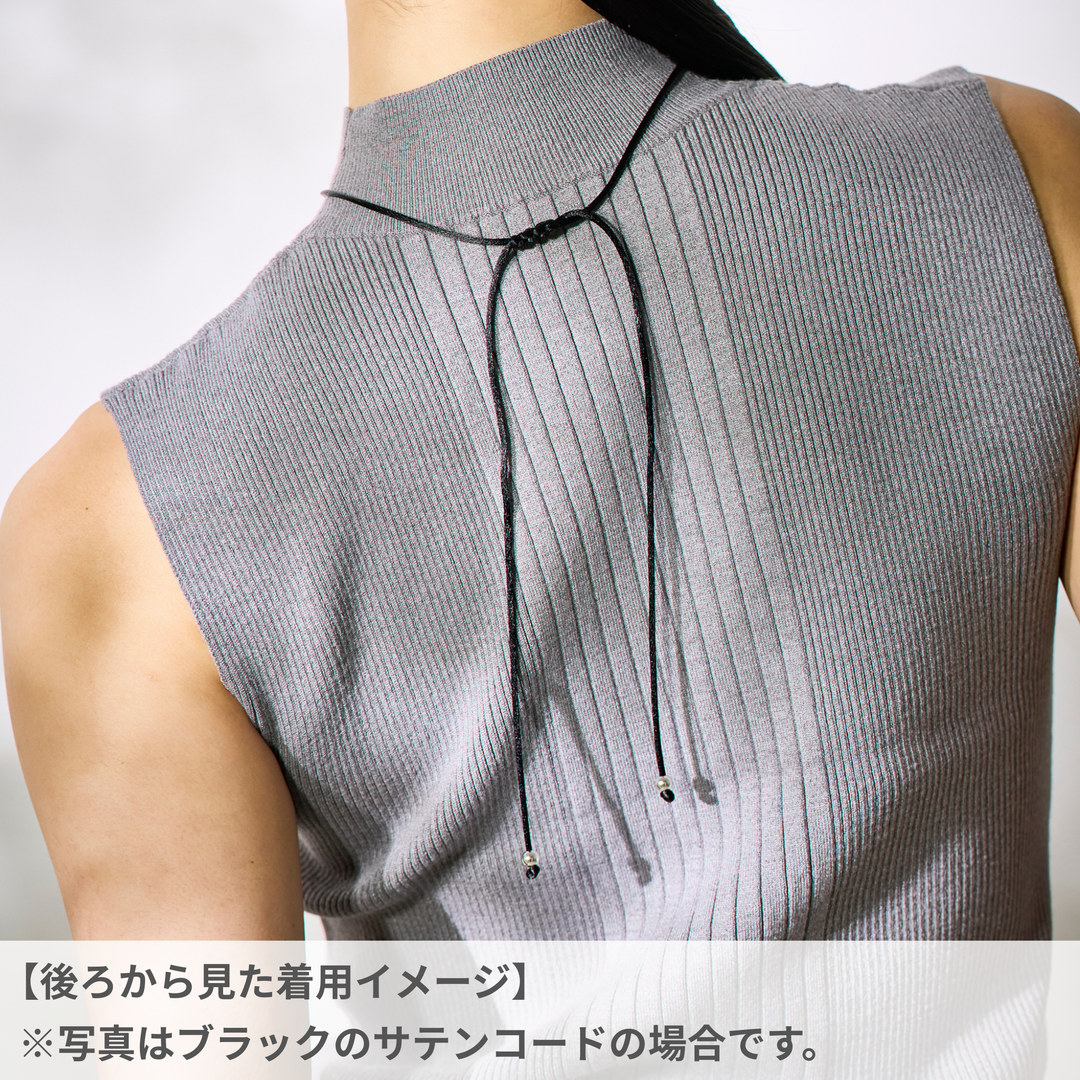 Choker -AUBE- Rich Black シルバー チョーカー – yuzen-official Choker -AUBE- Rich Black シルバー チョーカー – yuzen-official