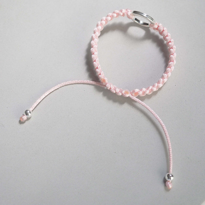 Bracelet "Dawn" Sparkling Peach シルバー ブレスレット-ブレスレット-yuzen-official