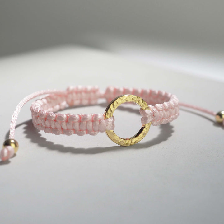 Bracelet "The SUN" Sparkling Peach ゴールド ブレスレット-ブレスレット-yuzen-official