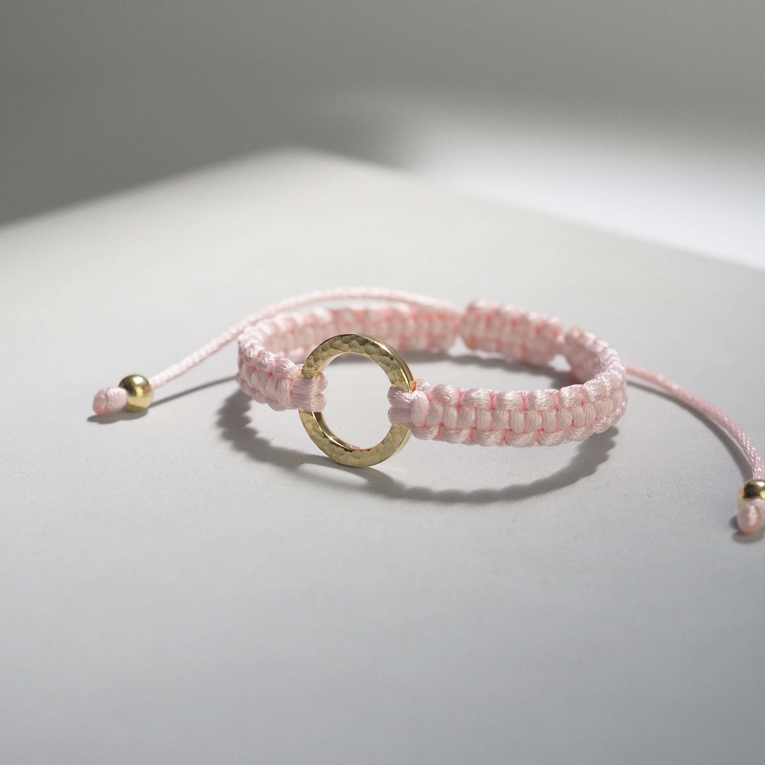 Bracelet "The SUN" Sparkling Peach ゴールド ブレスレット-ブレスレット-yuzen-official