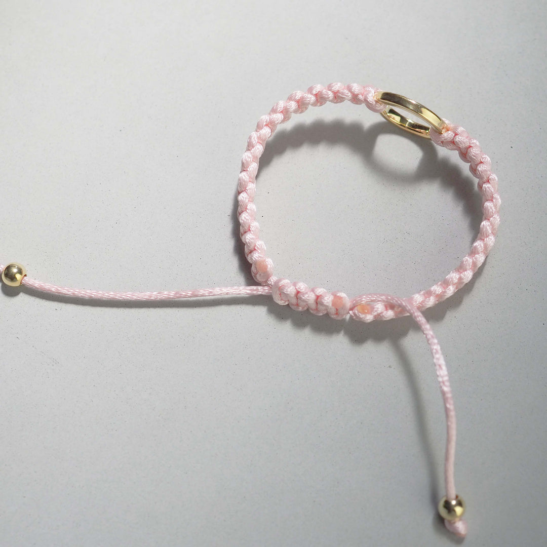 Bracelet "The SUN" Sparkling Peach ゴールド ブレスレット-ブレスレット-yuzen-official