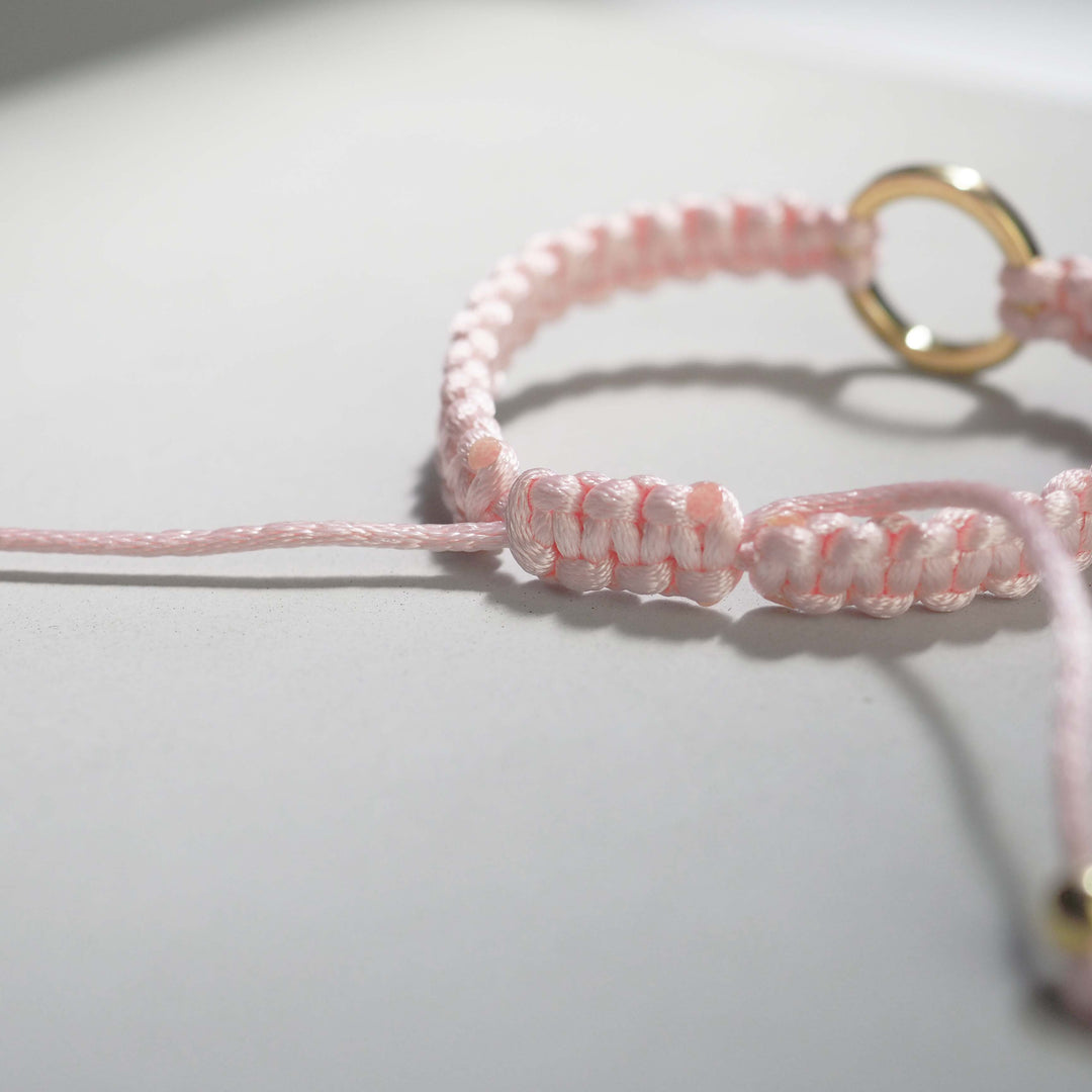 Bracelet "The SUN" Sparkling Peach ゴールド ブレスレット-ブレスレット-yuzen-official