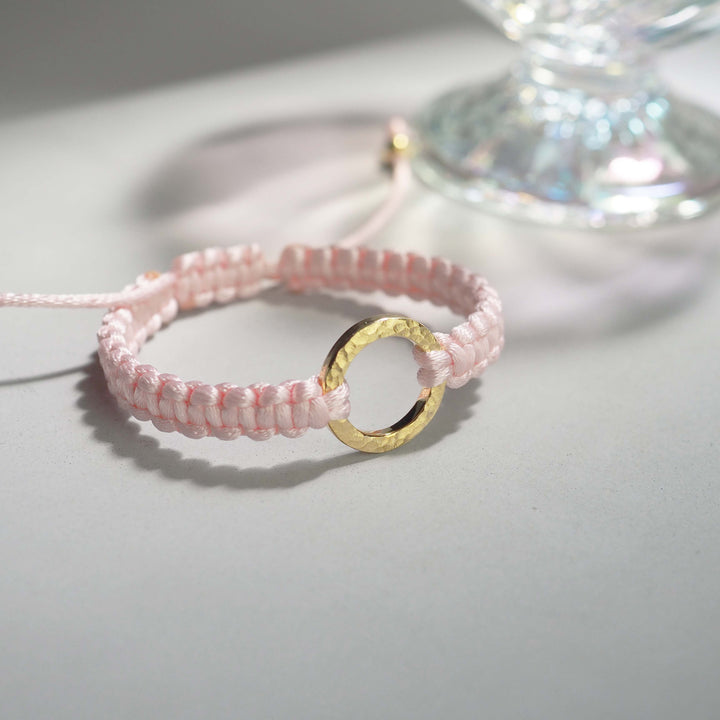 Bracelet "The SUN" Sparkling Peach ゴールド ブレスレット-ブレスレット-yuzen-official