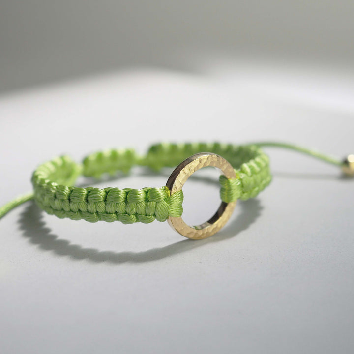 Bracelet "The SUN" Sparkling Lime ゴールド ブレスレット-ブレスレット-yuzen-official