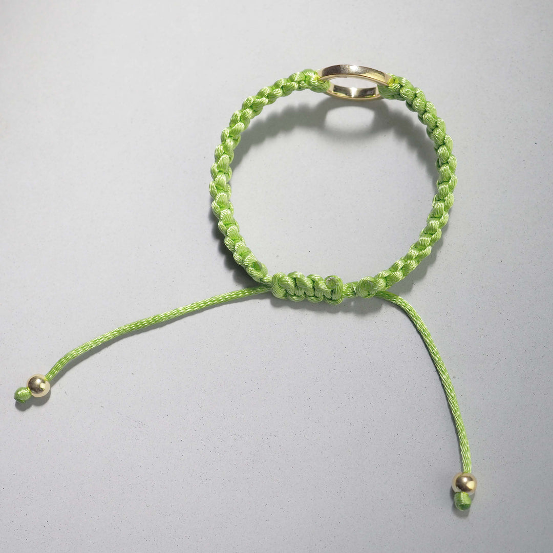 Bracelet "The SUN" Sparkling Lime ゴールド ブレスレット-ブレスレット-yuzen-official