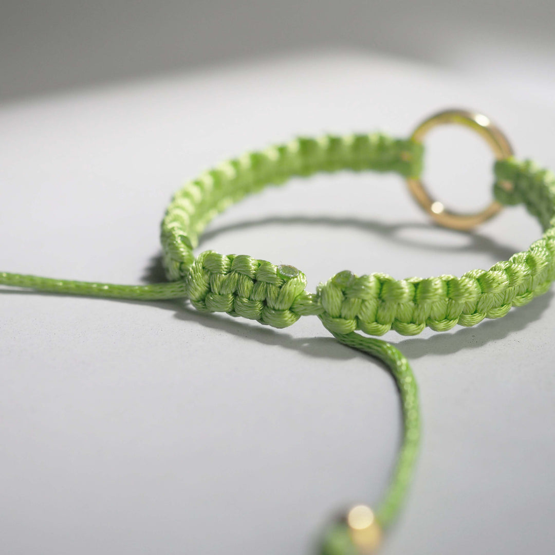 Bracelet "The SUN" Sparkling Lime ゴールド ブレスレット-ブレスレット-yuzen-official