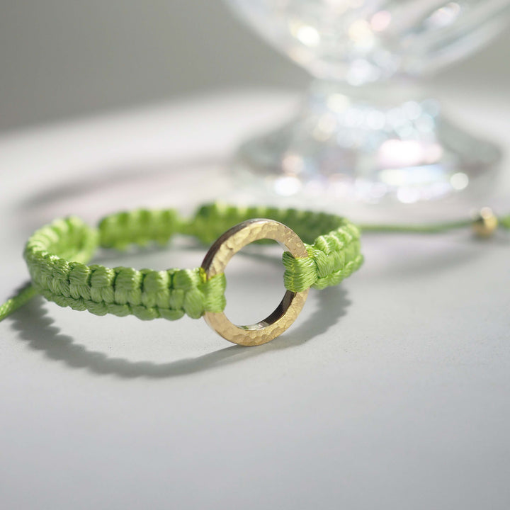 Bracelet "The SUN" Sparkling Lime ゴールド ブレスレット-ブレスレット-yuzen-official