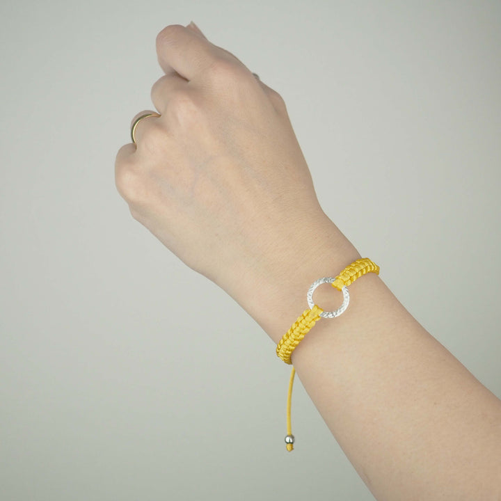 Bracelet "Dawn" Noble Yellow シルバー ブレスレット-ブレスレット-yuzen-official