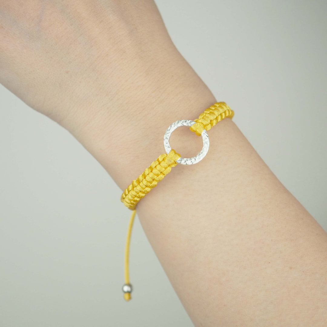 Bracelet "Dawn" Noble Yellow シルバー ブレスレット-ブレスレット-yuzen-official