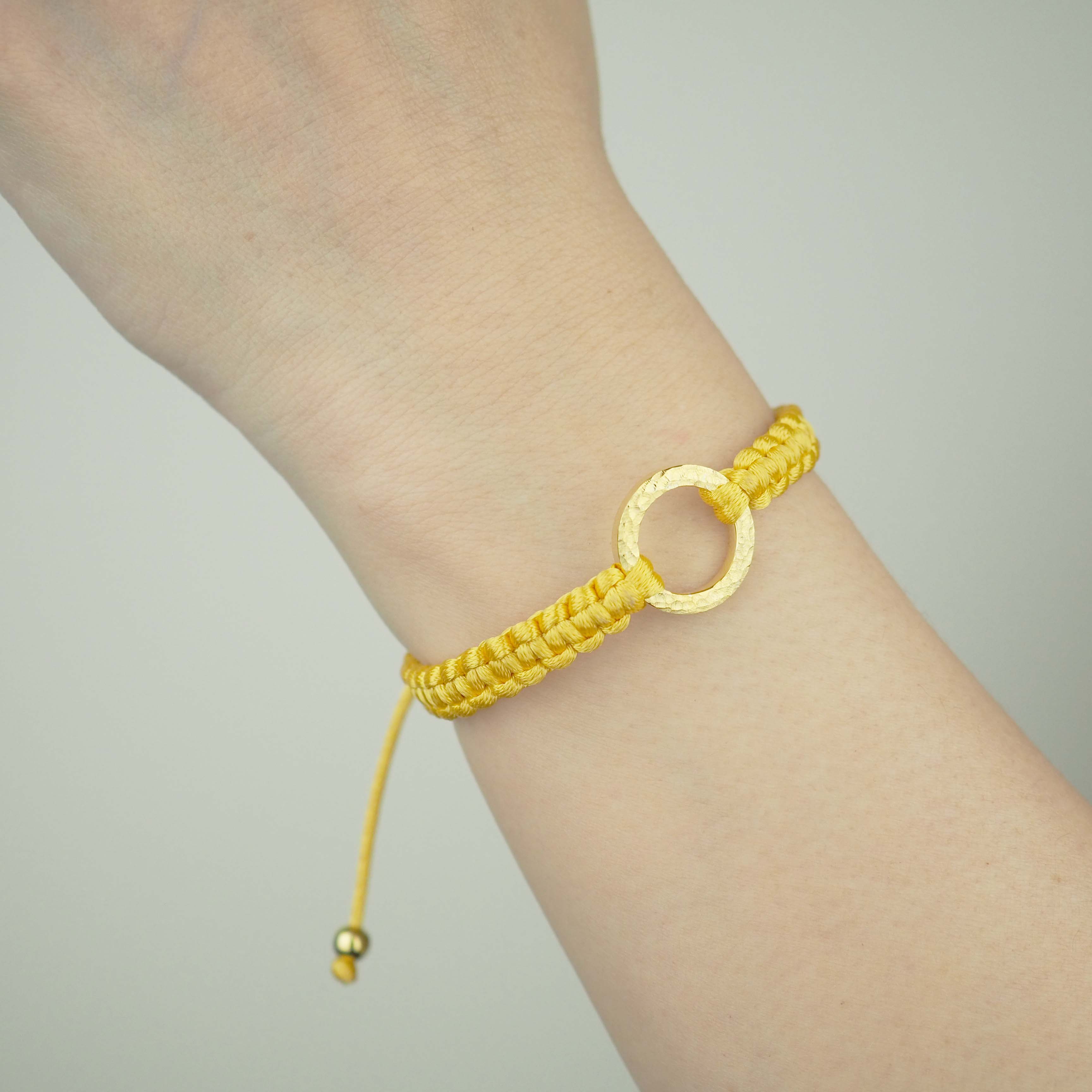 yuzen ゴールドブレスレット Bracelet -The SUN- Noble Yellow ゴールド ブレスレット