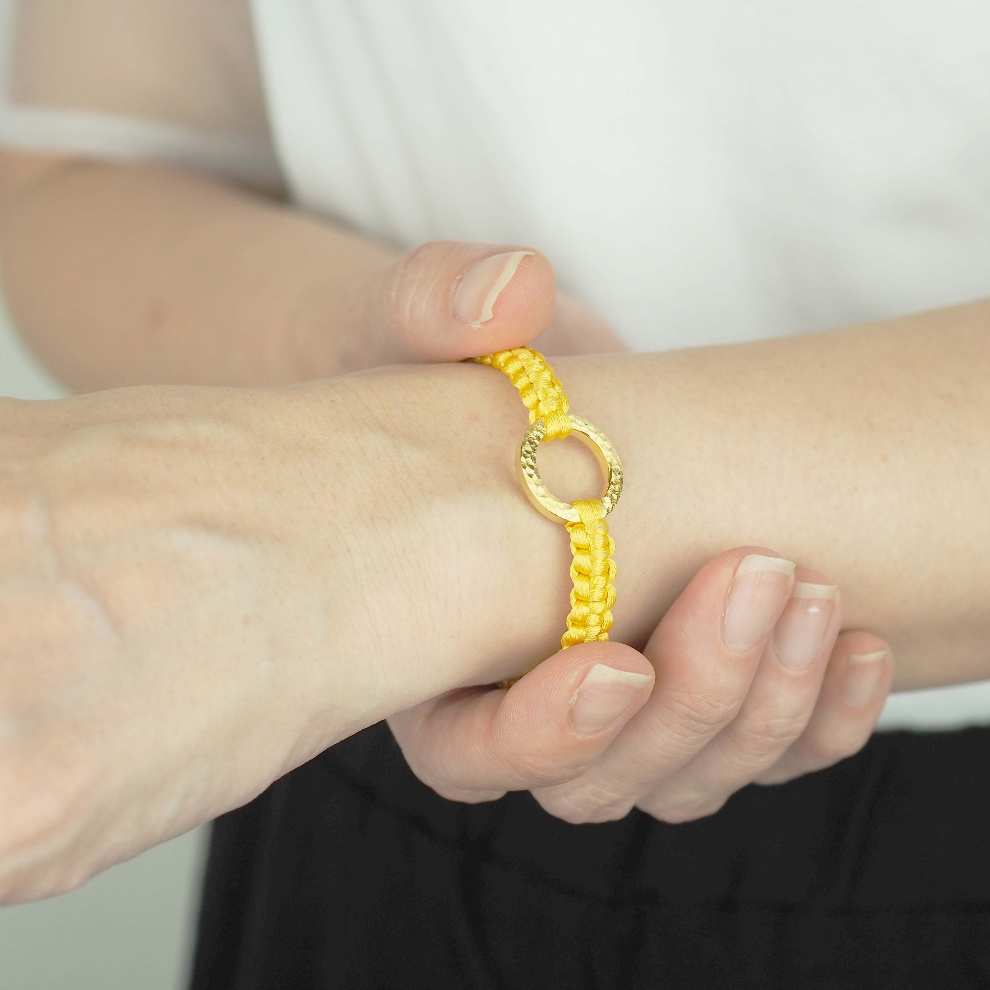 専用　【yuzen】BRACELET \"THE SUN\" ゴールド ブレスレット Bracelet -The SUN- Graceful Red ゴールド ブレスレット