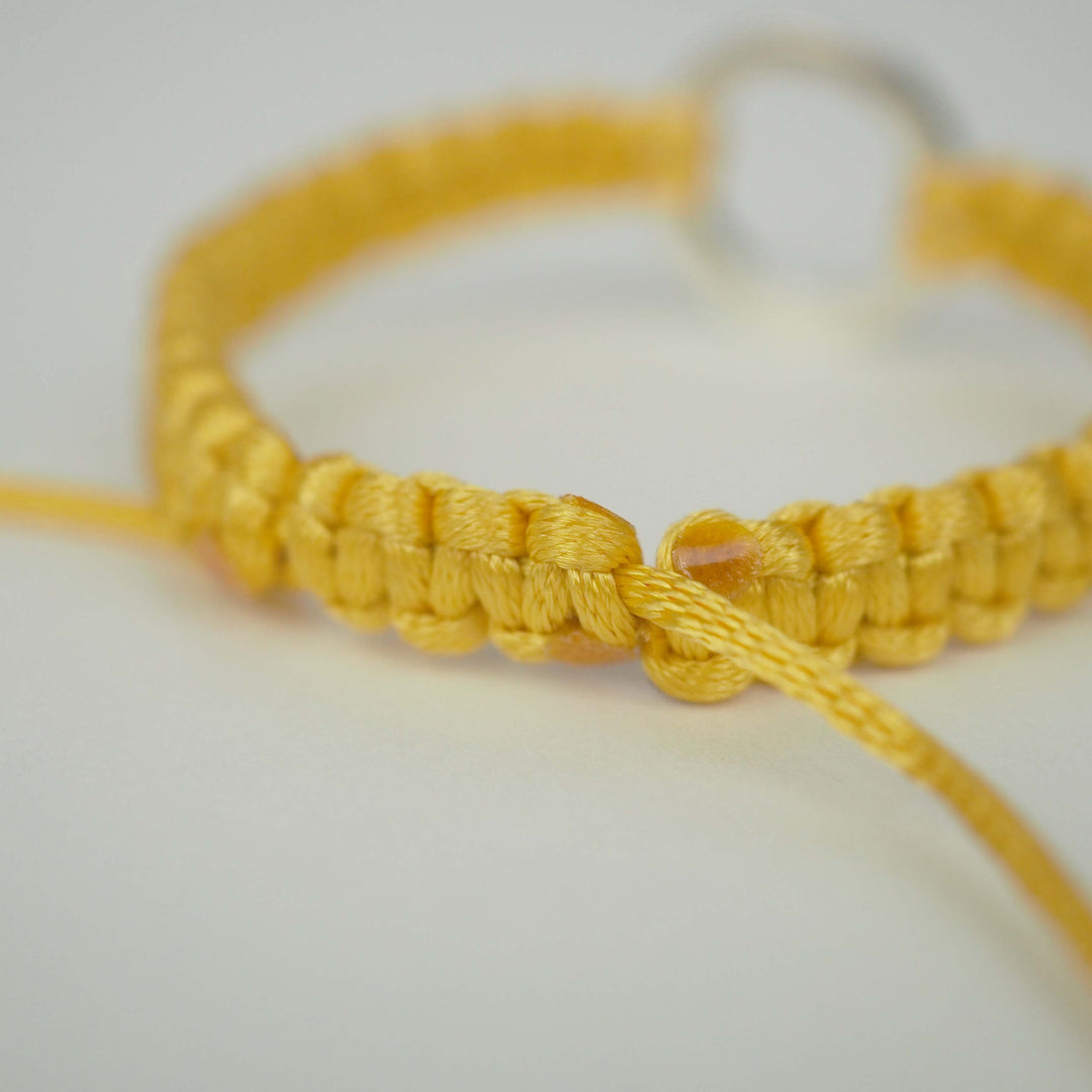 Bracelet "Dawn" Noble Yellow シルバー ブレスレット-ブレスレット-yuzen-official