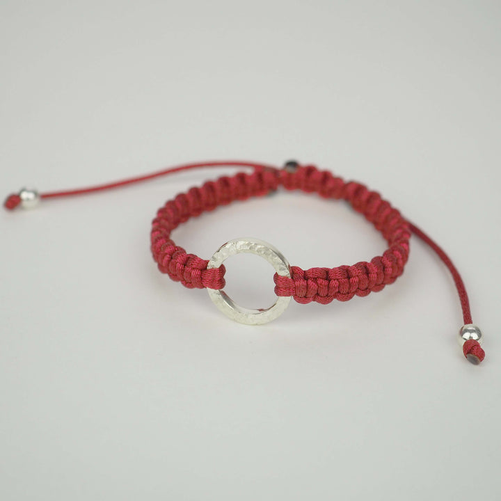 Bracelet "Dawn" Graceful Red シルバー ブレスレット-ブレスレット-yuzen-official