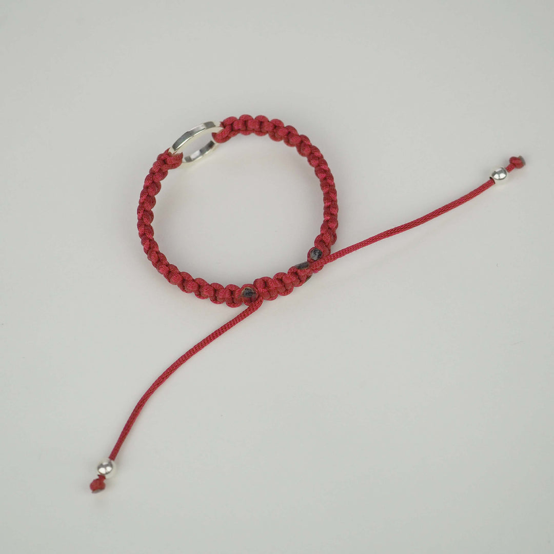 Bracelet "Dawn" Graceful Red シルバー ブレスレット-ブレスレット-yuzen-official