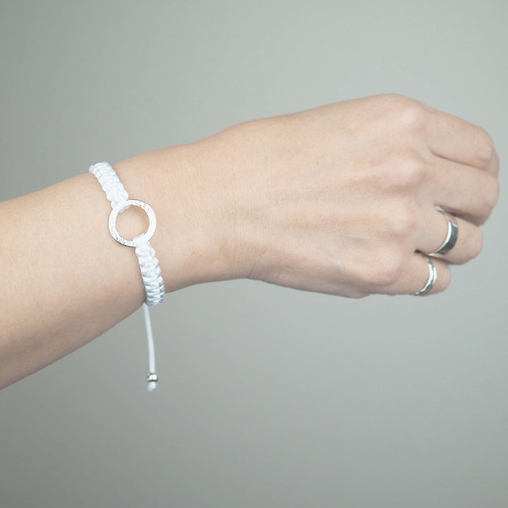 Bracelet "Dawn" White Lily シルバー ブレスレット-ブレスレット-yuzen-official