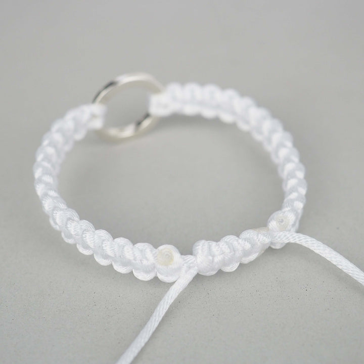 Bracelet "Dawn" White Lily シルバー ブレスレット-ブレスレット-yuzen-official