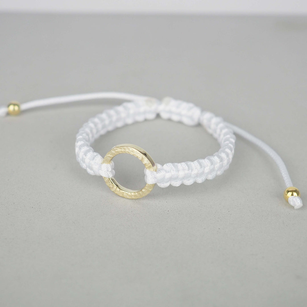 Bracelet "The SUN" White Lily ゴールド ブレスレット-ブレスレット-yuzen-official