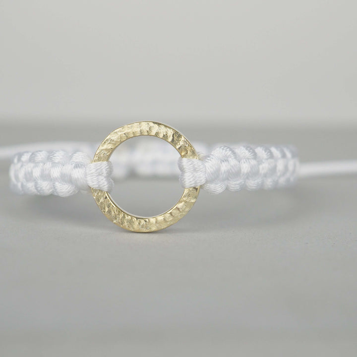 Bracelet "The SUN" White Lily ゴールド ブレスレット-ブレスレット-yuzen-official