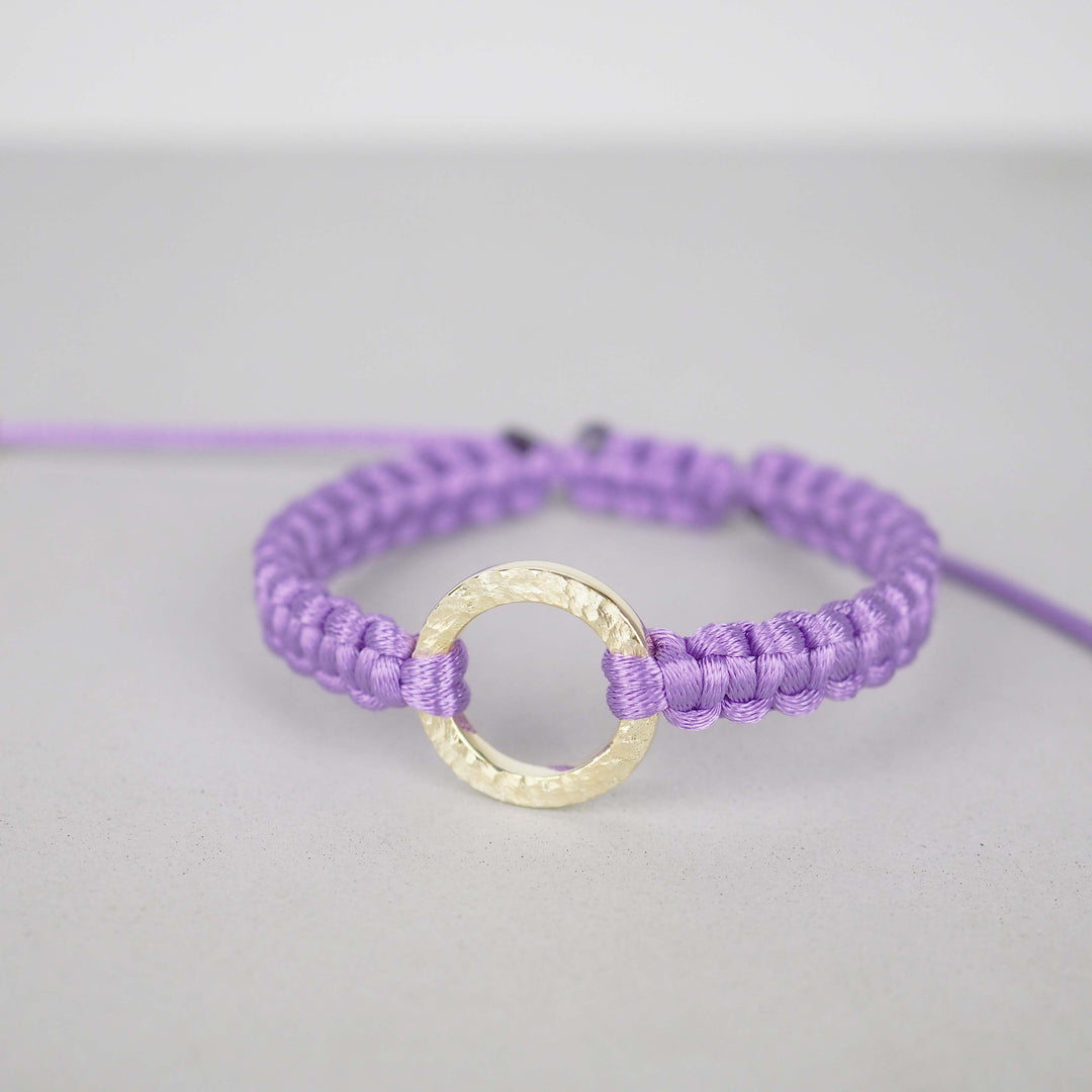 Bracelet "The SUN" Violet ゴールド ブレスレット-ブレスレット-yuzen-official