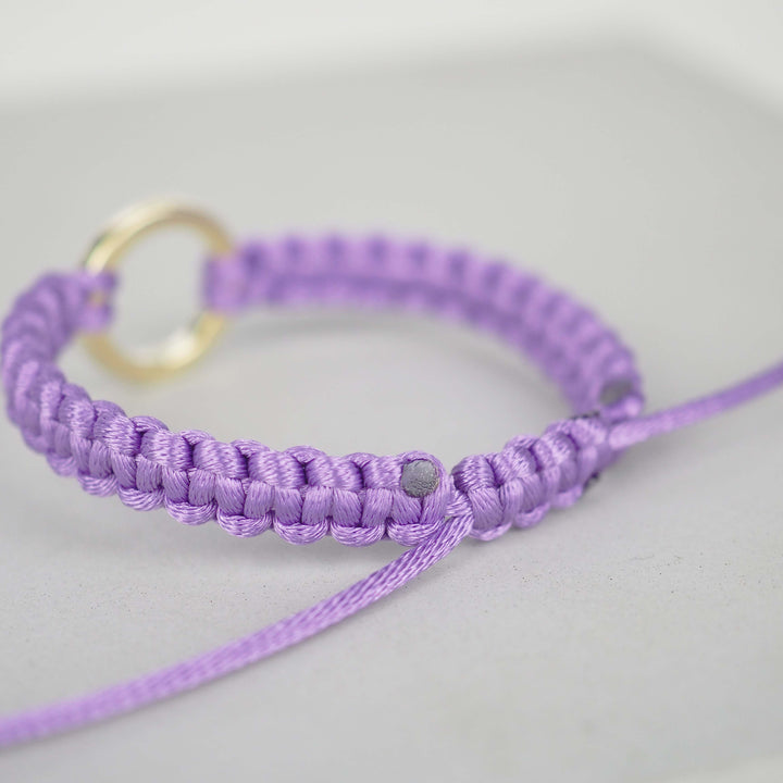 Bracelet "The SUN" Violet ゴールド ブレスレット-ブレスレット-yuzen-official