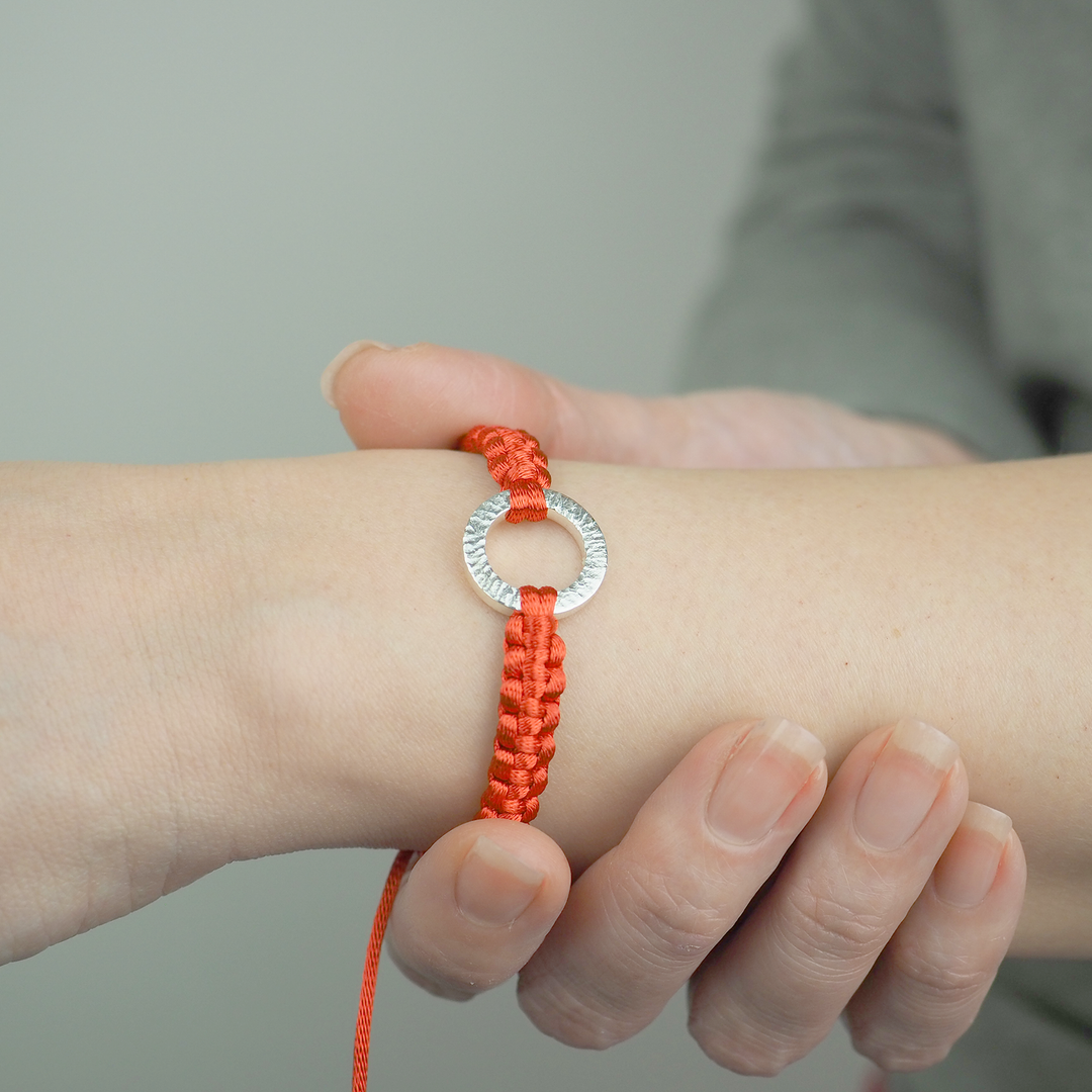 Bracelet -Dawn- Vermilion シルバー ブレスレット-ブレスレット-yuzen-official