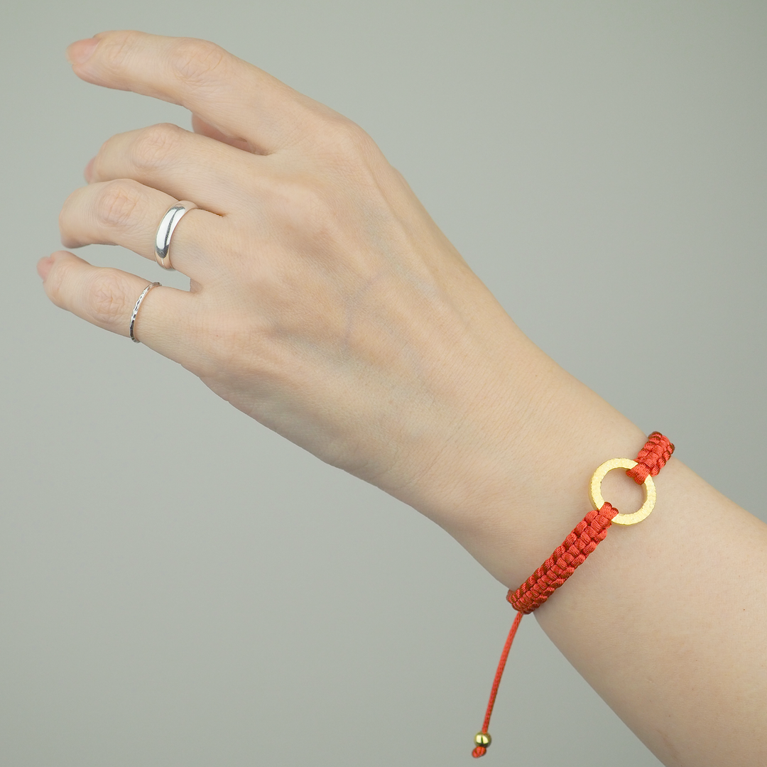 Bracelet -The SUN- Vermilion ゴールド ブレスレット-ブレスレット-yuzen-official