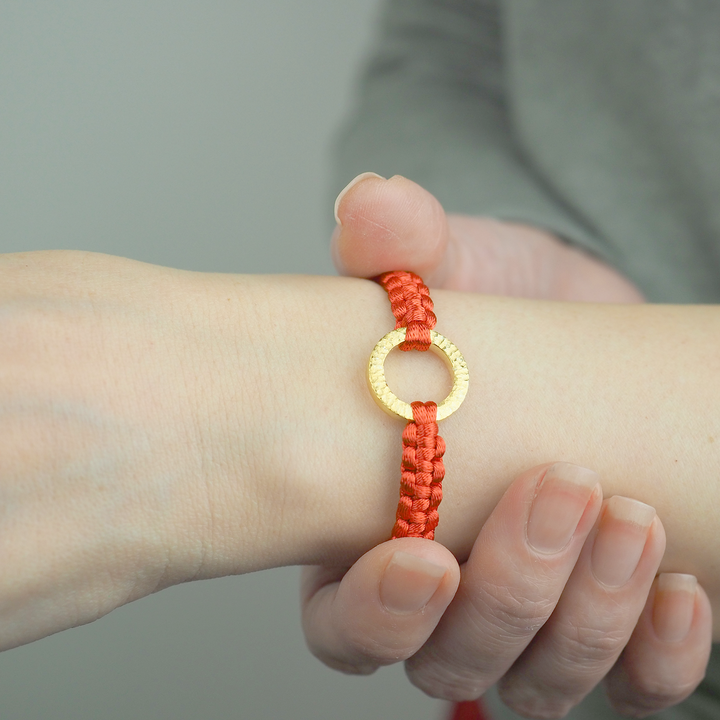 Bracelet -The SUN- Vermilion ゴールド ブレスレット-ブレスレット-yuzen-official