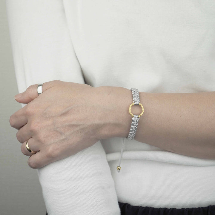 Bracelet "The SUN" Brilliant Silver ゴールド ブレスレット-ブレスレット-yuzen-official