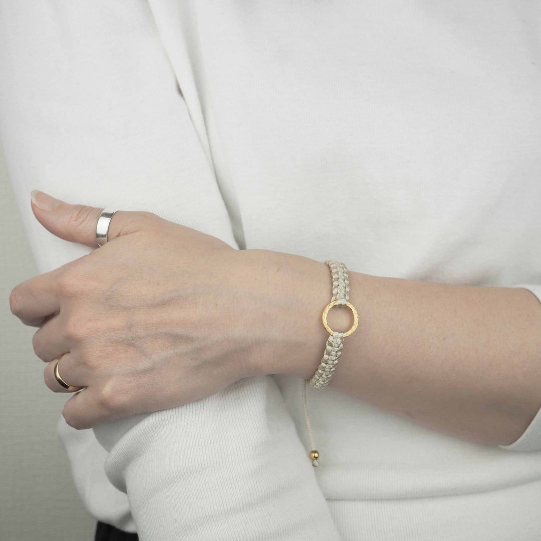 Bracelet "The SUN" Champagne Gold ゴールド ブレスレット-ブレスレット-yuzen-official