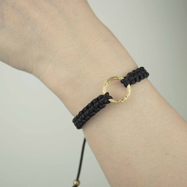 Bracelet "The SUN" Rich Black ゴールド ブレスレット-ブレスレット-yuzen-official