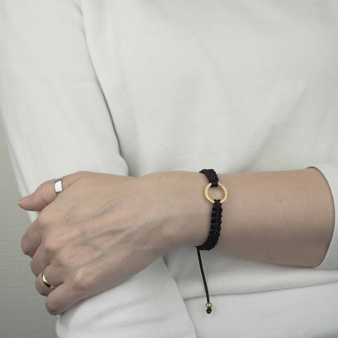 Bracelet "The SUN" Rich Black ゴールド ブレスレット-ブレスレット-yuzen-official