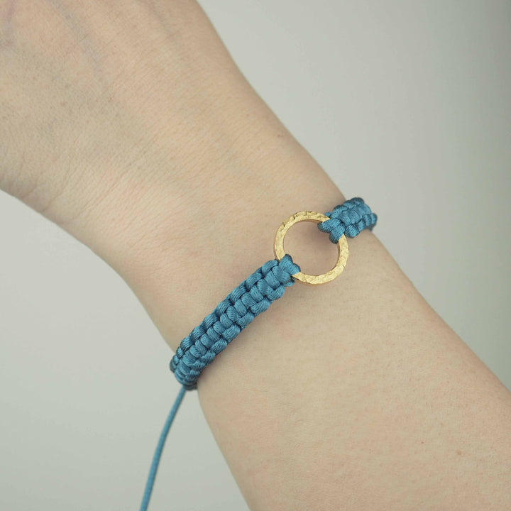 Bracelet "The SUN" Oriental Blue ゴールド ブレスレット-ブレスレット-yuzen-official