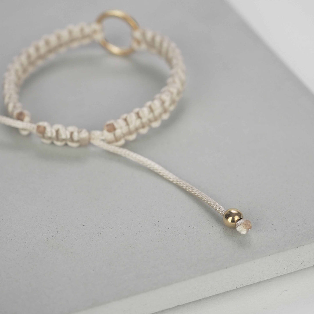 Bracelet "The SUN" Champagne Gold ゴールド ブレスレット-ブレスレット-yuzen-official