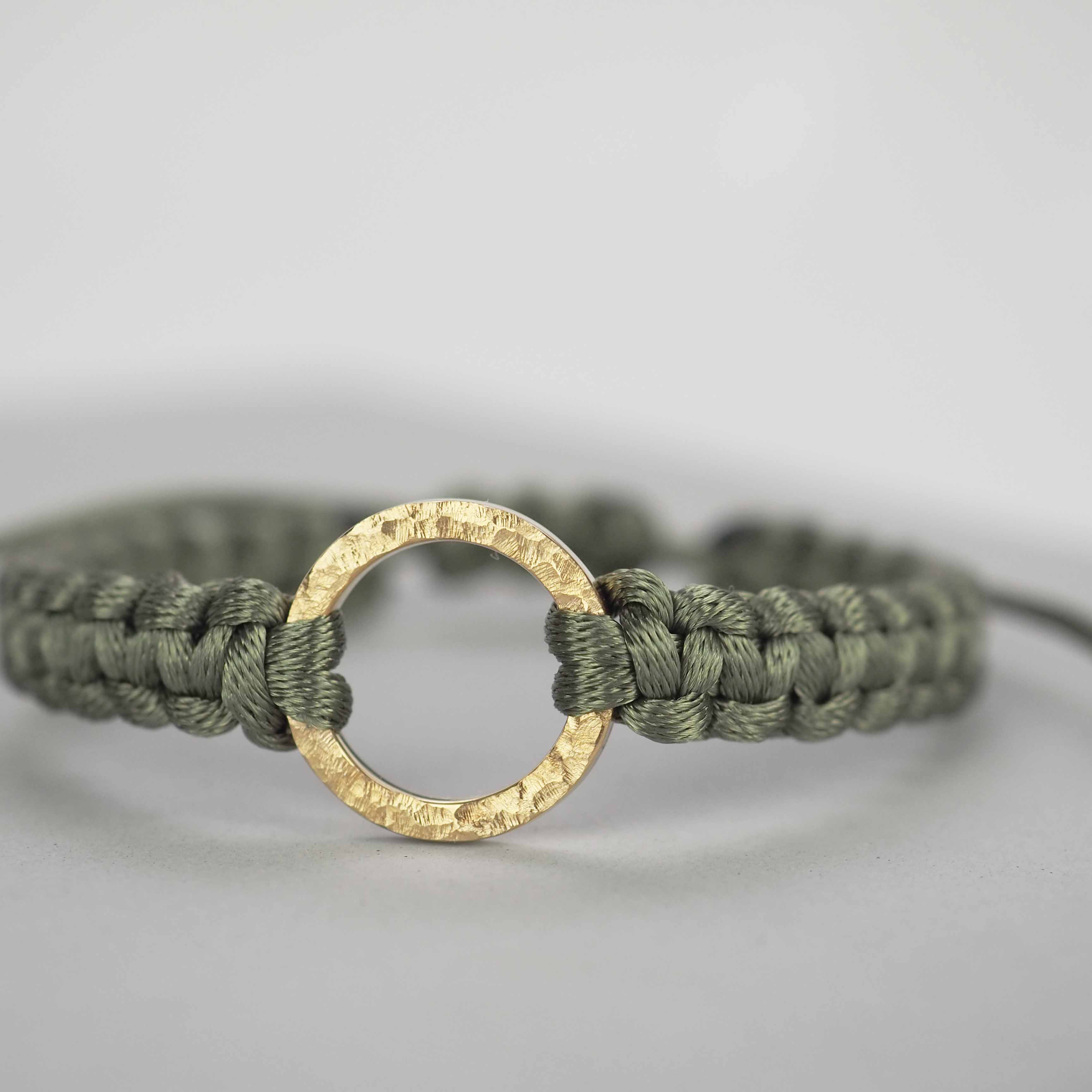 Bracelet -The SUN- Green Tea ゴールド ブレスレット – yuzen