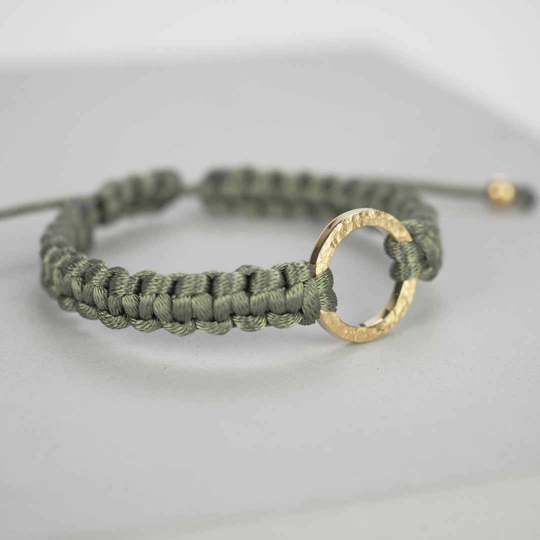 Bracelet "The SUN" Green Tea ゴールド ブレスレット-ブレスレット-yuzen-official