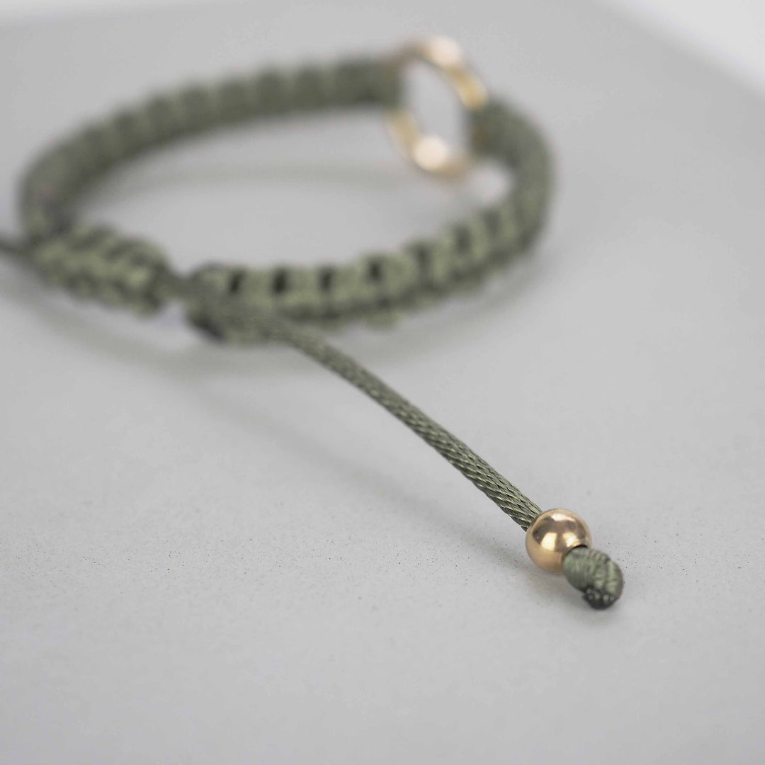 Bracelet "The SUN" Green Tea ゴールド ブレスレット-ブレスレット-yuzen-official