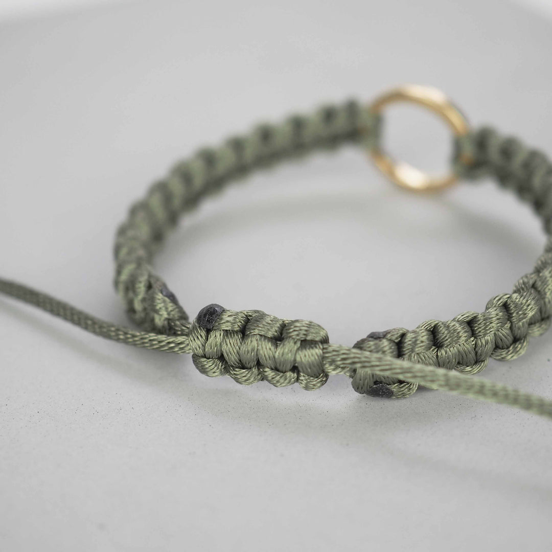 Bracelet "The SUN" Green Tea ゴールド ブレスレット-ブレスレット-yuzen-official