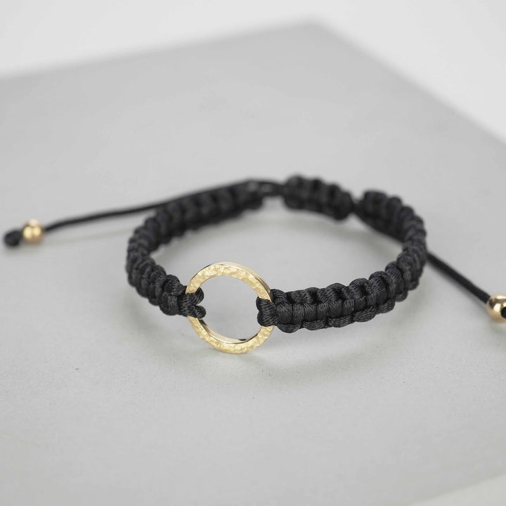 Bracelet "The SUN" Rich Black ゴールド ブレスレット-ブレスレット-yuzen-official