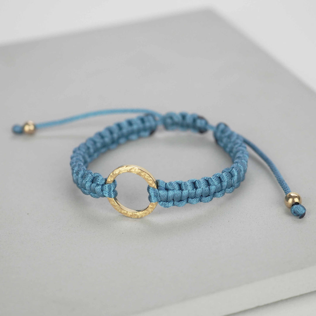 Bracelet "The SUN" Oriental Blue ゴールド ブレスレット-ブレスレット-yuzen-official