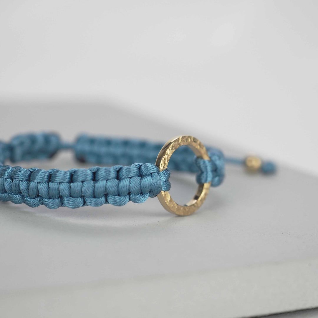 Bracelet "The SUN" Oriental Blue ゴールド ブレスレット-ブレスレット-yuzen-official