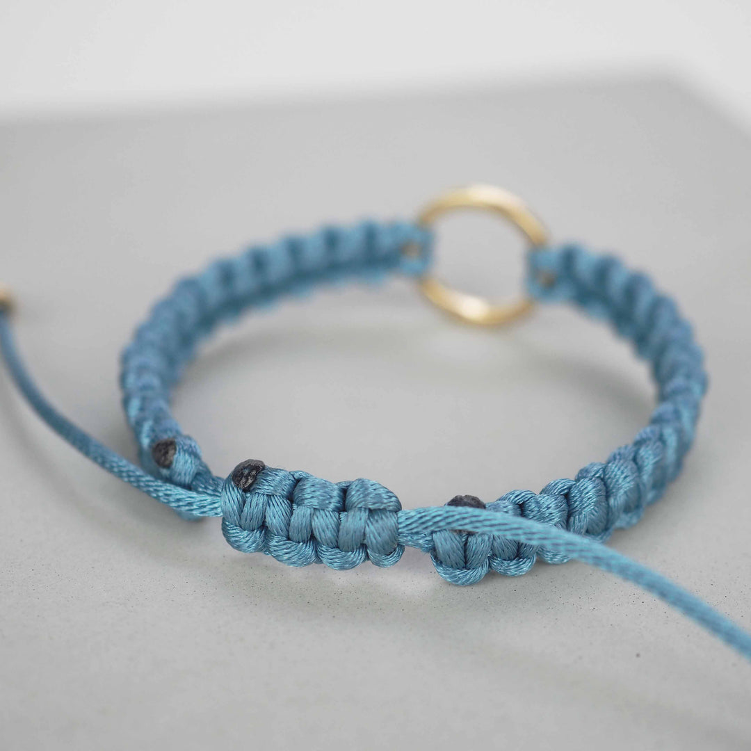 Bracelet "The SUN" Oriental Blue ゴールド ブレスレット-ブレスレット-yuzen-official