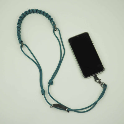 Smartphone Strap "Knot Royal-Green" スマホ ショルダー ストラップ-yuzen-official