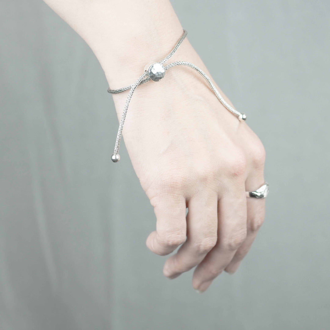 Silver Bracelet "Silver Rope" シルバー ブレスレット-ブレスレット-yuzen-official