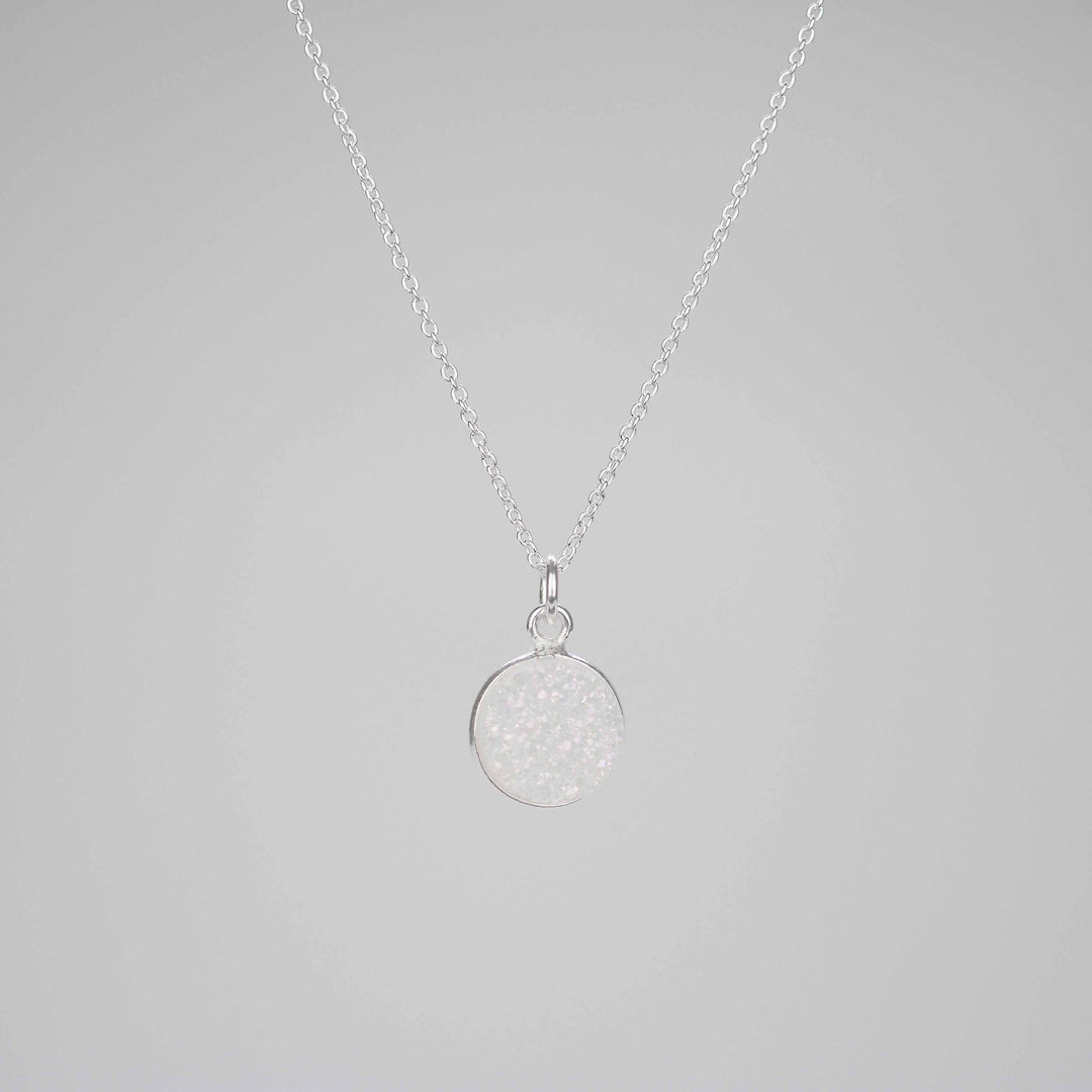Silver Necklace "Druse" シルバー ネックレス-ネックレス-yuzen-official